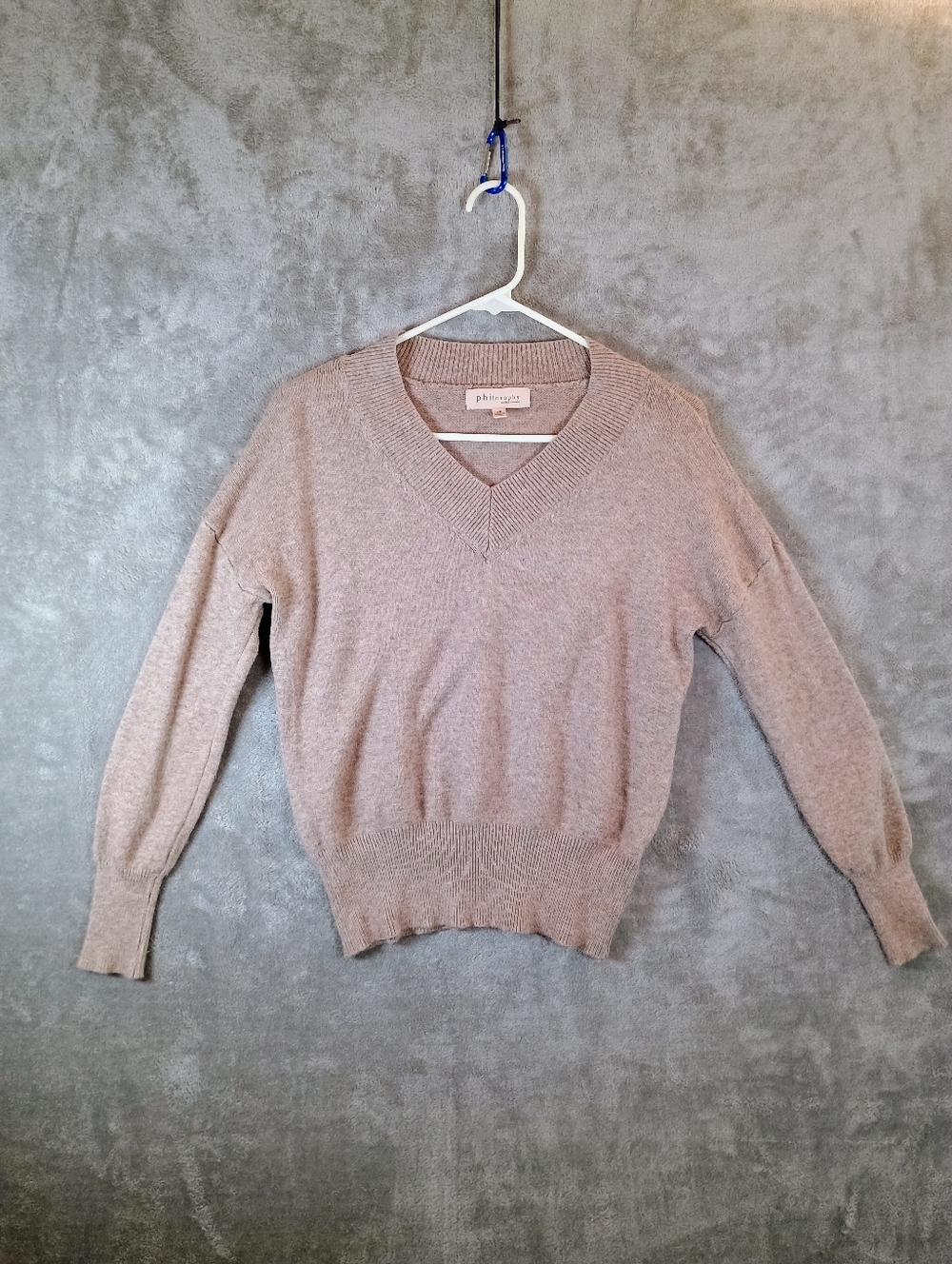 Philosophy V-Neck Sweater XS Womens